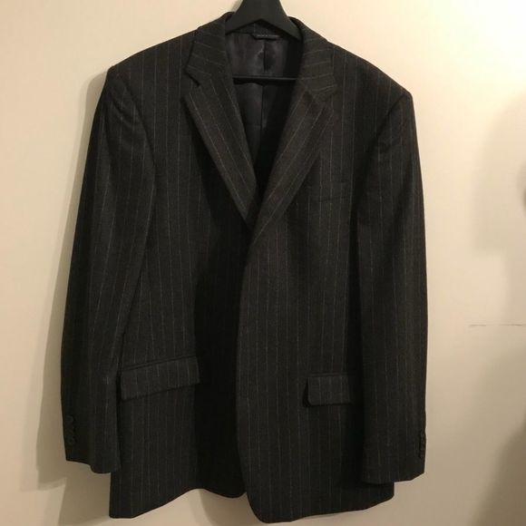 Banana Republic Wool Cashmere Gray Blazer 44R